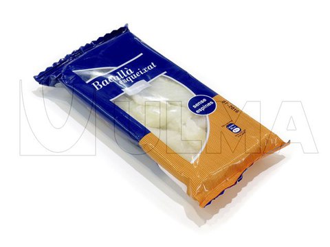 Flowpack makinede dilimli morina balığı paketleme