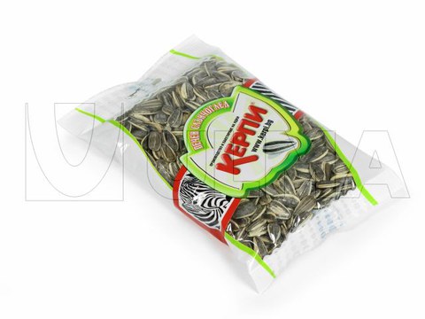 Dikey makinede modifiye atmosferde (MAP) BOPP ve lamine film ile ayçiçek çekirdeği, kabak çekirdeği, fıstık vb. ürünler paketleme.