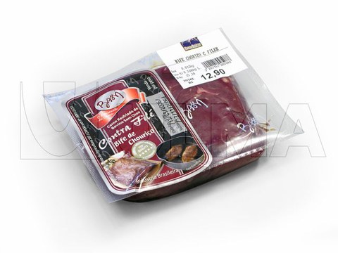 Termoform makinede vakumlu taze et paketleme