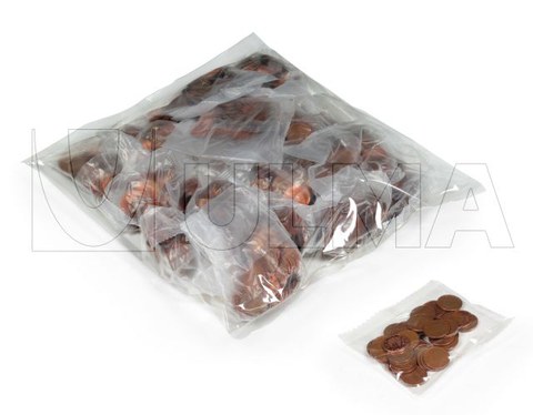 Dikey makinede LDPE film ile jeton paketleme