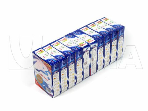 Polyolefin shrink film ile grup, çoklu toz deterjan kutuları paketleme