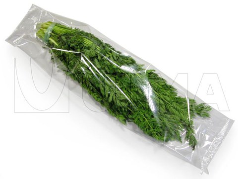Flowpack makinede aromatik bitki buketi paketleme