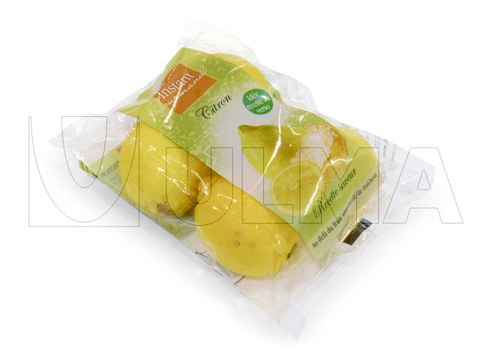 Flowpack makinede tabaksız limon paketleme