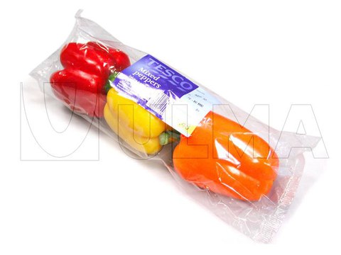 Flowpack makinede biber paketleme