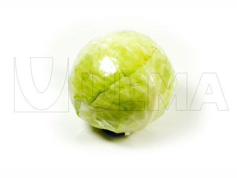 Flowpack makinede yuvarlak marul paketleme