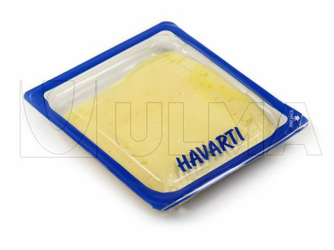 Termoform makinede sert alt filmle modifiye atmosferde (MAP) dilimli peynir paketleme