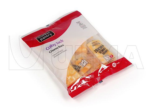 Dikey makinede lamine filmle formlanmış mini peynirlerin paketlenmesi