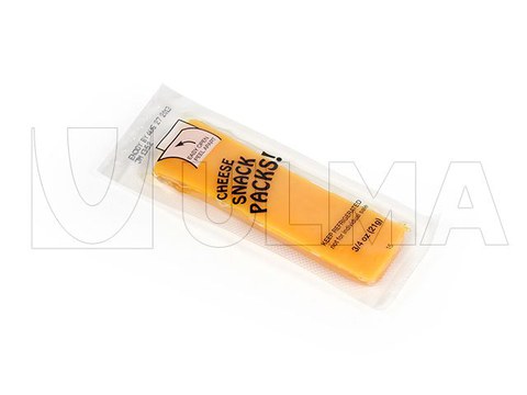 Termoform makinede yumuşak alt filmle atıştırmalık peynir paketleme