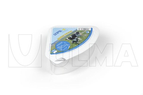 Termoform makinede modifiye atmosferde (MAP) sert alt filmle üçgen peynir paketleme