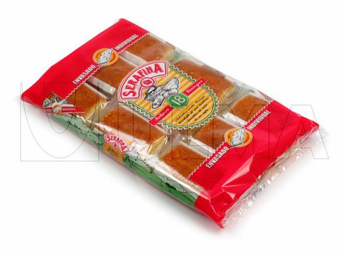 Flowpack makinede grup muffin paketleme