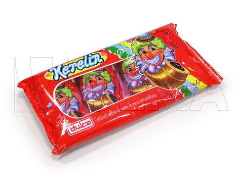 Flowpack makinede kuruvasan, napolitan ve farklı keklerin paketlenmesi