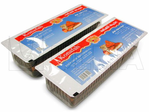 Termoform makinede modifiye atmosferde (MAP) sert alt filmle endüstiyel unlu mamül paketleme