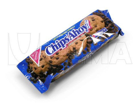 Flowpack makinede tabakta kurabiye paketleme