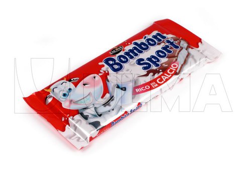 Flowpack makinede tablet çikolata paketleme