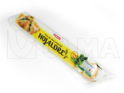 Flowpack makinede ince dilimli pasta paketleme