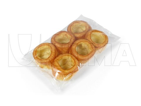 Flowpack makinede tekli ve grup kek paketleme